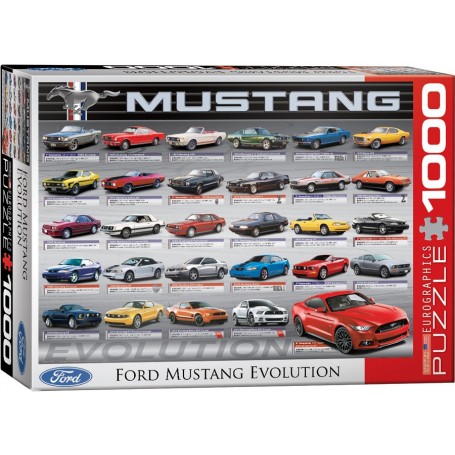 Puzzle Eurographics Ford Mustang Evolution de 1000 Pièces - Eurographics