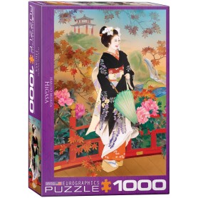 Puzzle Eurographics Geisha Higasa de 1000 Pièces Eurographics - 1