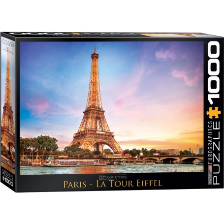 Puzzle Eurographics Paris La Tour Eiffel de 1000 Pièces - Eurographics