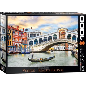 Puzzle Eurographics Pont du Rialto de Venise de 1000 Pièces Eurographics - 1