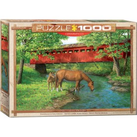 Puzzle Eurographics Pont sur l'eau douce de 1000 Pièces Eurographics - 1