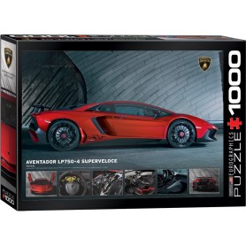 Puzzle Eurographics Lamborghini Aventador LP7504 de 1000 Pièces Eurographics - 1