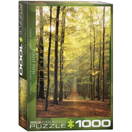 Puzzle Eurographics Chemin forestier PathForest de 1000 Pièces - Eurographics