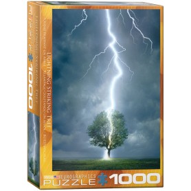 Puzzle Eurographics La foudre frappe un arbre de 1000 Pièces Eurographics - 1