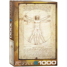 Puzzle Eurographics L'homme de Vitruve de 1000 Pièces Eurographics - 1