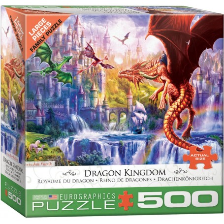 Puzzle Eurographics Royaume du Dragon de 500 Pièces - Eurographics
