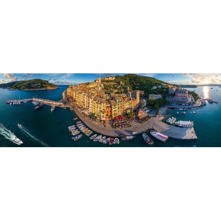 Puzzle Eurographics Panorama Porto Venere - Italie de 1000 Piezas - Eurographics