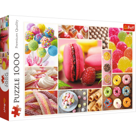 Puzzle Trefl Candy - collage de 1000 Piezas Puzzles Trefl - 1