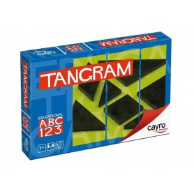 Tangram dans une boîte en carton