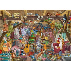 Puzzle Heye Dans le grenier de 1000 Pièces Heye - 1