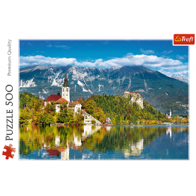 Puzzle Trefl Bled, Slovénie de 500 Pièces Puzzles Trefl - 2