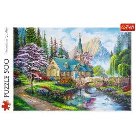 Puzzle Trefl Retrait dans la forêt de 500 Pièces Puzzles Trefl - 1