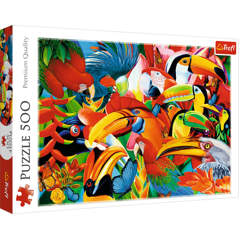 Puzzle 500 pièces Les couleurs – Pièce rapportée