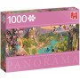 Puzzle Jumbo Terrain de fées panoramique de 1000 pièces - Jumbo