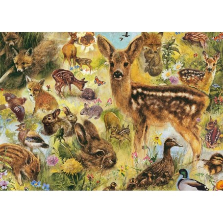 1000 Piece 18819 New Young Wildlife Jumbo Animal Jigsaw Puzzle 