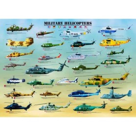 Puzzle Eurographics Hélicoptères militaires de 1000 pièces Eurographics - 1