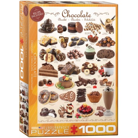 Puzzle Eurographics Chocolat de 1000 Pièces - Eurographics