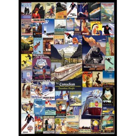 Puzzle Eurographics Rail d'aventure 1000 pièces Eurographics - 1