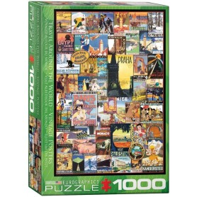 Puzzle Eurographics Voyager autour du monde de 1000 Pièces Eurographics - 2