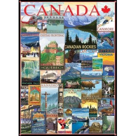 Puzzle Eurographics Circuits classiques au Canada de 1000 Pièces Eurographics - 1