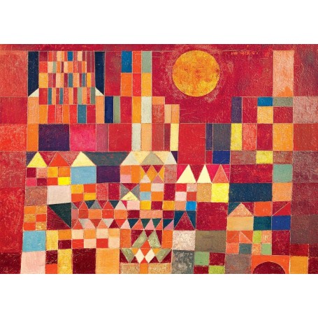 Puzzle Eurographics Château et soleil de Paul Klee de 1000 Pièces - Eurographics