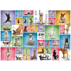 Puzzle Eurographics yoga chiens de 1000 Pièces Eurographics - 1