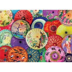 Puzzle EurographicsParapluies asiatiques de 1000 Pièces Eurographics - 1
