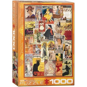 Puzzle Eurographics Théâtre et Opéra d'art vintage de 1000 pièces Eurographics - 1