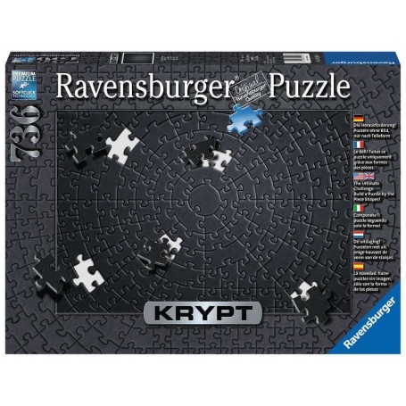 Puzzle Ravensburger Krypt Black de 1000 Pièces - Ravensburger