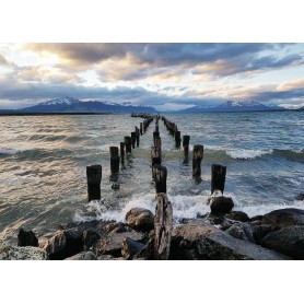 Puzzle Ravensburger Puerto Natales, Chili de 1000 pièces Ravensburger - 1