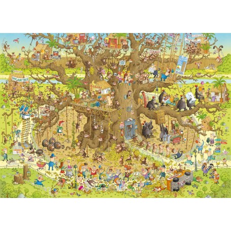 Puzzle Heye Habitat de singe de 1000 Pièces - Heye