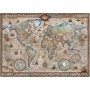 Puzzle Heye Carte du monde rétro de 1000 Pièces - Heye