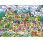 Puzzle Heye Village heureux de 1500 Pièces - Heye