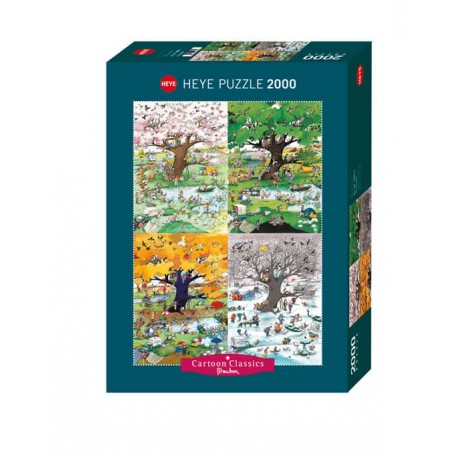 Puzzle Heye Quatre Saisons de 2000 Pièces Heye - 1