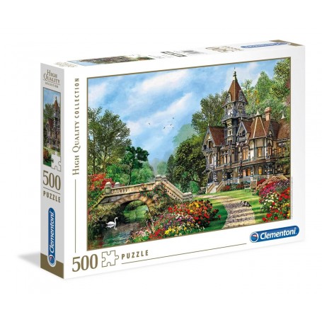 Puzzle Clementoni Vieille Cabane du pont de 500 Pièces Clementoni - 1