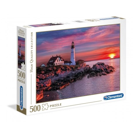 Puzzle Clementoni Phare De Portland De 500 Pièces Clementoni - 1