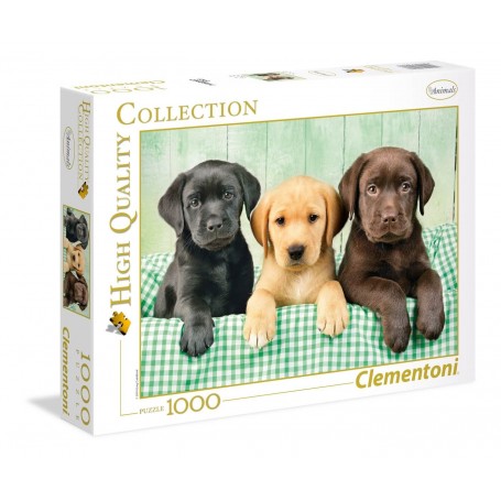 Puzzle Clementoni Los Tres Labradores De 1000 Piezas Clementoni - 1