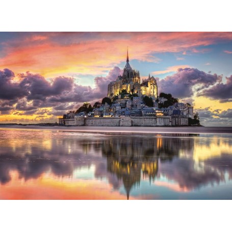 Puzzle Clementoni Le Magnifique Mont Saint Michel de 1000 pièces - Clementoni