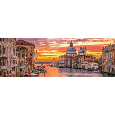 Panoramique Puzzle Clementoni Grand Canal de Venise 1000 pièces - Clementoni
