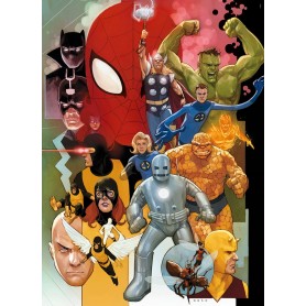 Puzzle Clementoni Universo Marvel Años 80 de 1000 Piezas Clementoni - 1