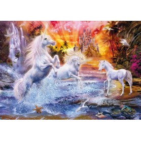 Puzzle Clementoni Unicornios Salvajes de 1500 Piezas Clementoni - 1