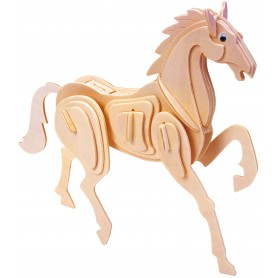 Gepetto's maquette en bois Cheval 36 pièces - Eureka! 3D Puzzle