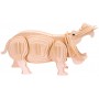 Gepetto's Maquette en bois Hippopotame 45 pièces - Eureka! 3D Puzzle