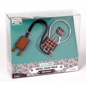 Rompecabezas de metal bombilla Eureka! 3D Puzzle - 1