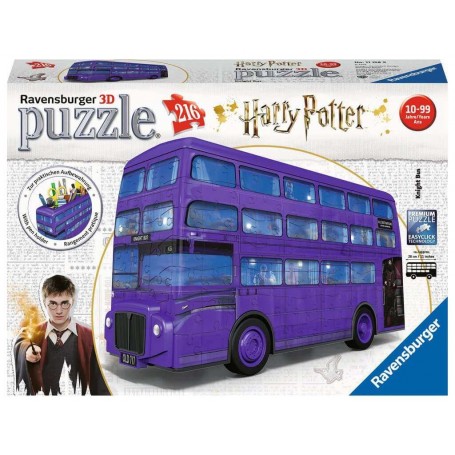 Ravensburger Puzzle 3D Bus de nuit Harry Potter 216 Pièces Ravensburger - 1