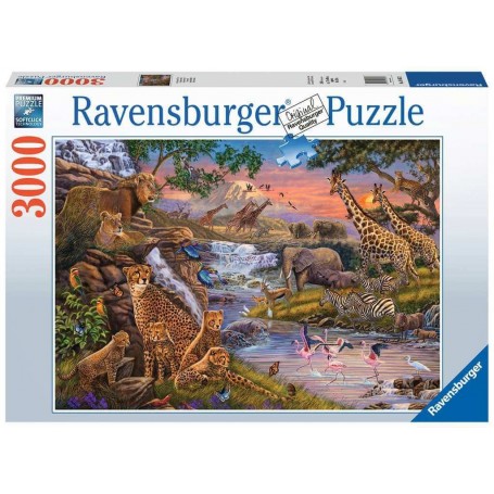 Puzzle Ravensburger The Animal Kingdom of 3000 Pieces 