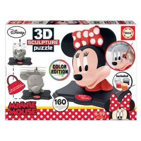 Puzzle 3D Sculpture Color Minnie 160-Piece Puzzles Educa - 2