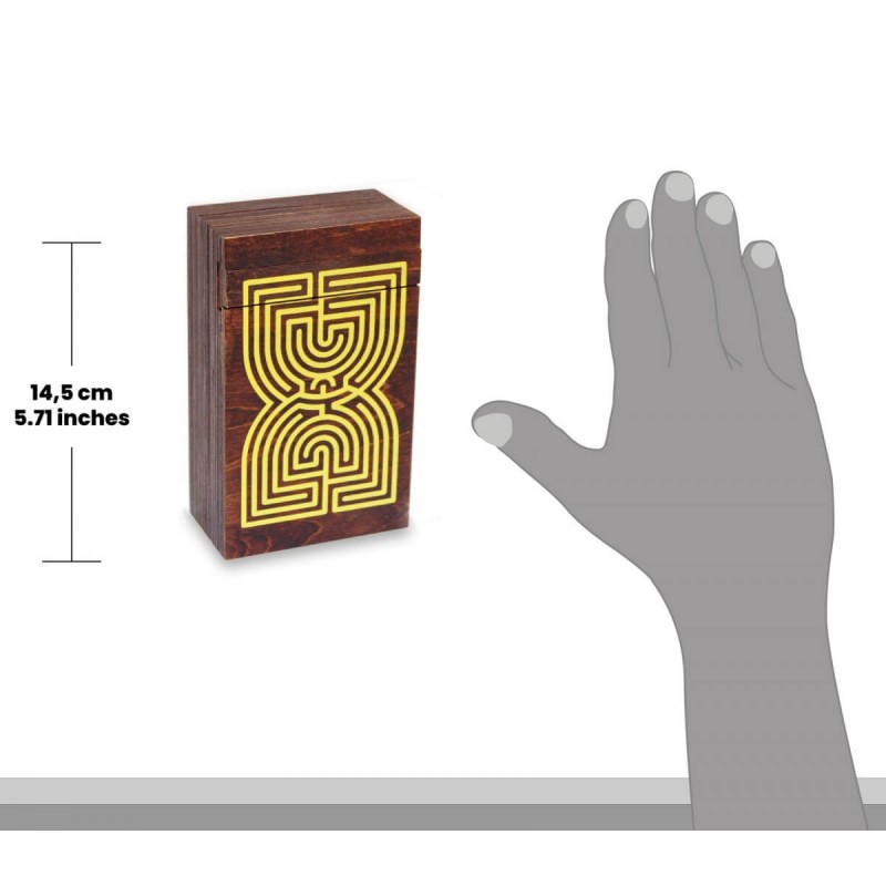 Puzzle 3D Maze Labyrinthe 3D, avec 100 niveaux pour avancés, favorise la  pensée spatiale, la dextérité, la patience et le contrôle, avancée