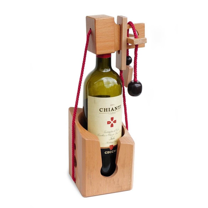 Casse-tête pour bouteille de vin - Idée cadeau sur ilokdo