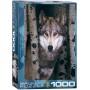 Puzzle Eurographics 1000 Loup gris pièces - Eurographics